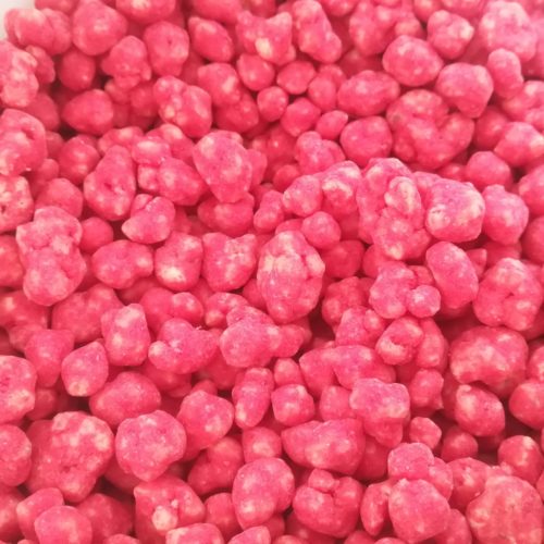 Crumble rosso con cioccolato bianco